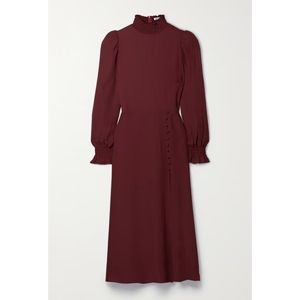 Reformation | Stevi Midi Dress in Plum NEW Size 0